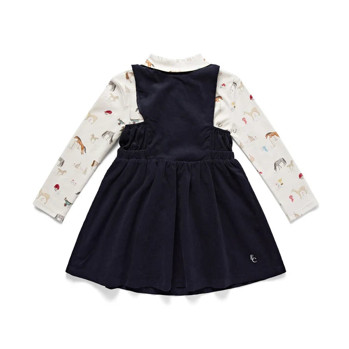 Eleanor Charles - The Pony Print Roll Neck Top
