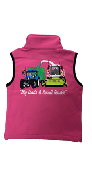 Kids Impact Pink Softshell Bodywarmer – Farm