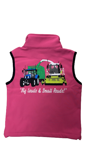 Kids Impact Pink Softshell Bodywarmer – Farm