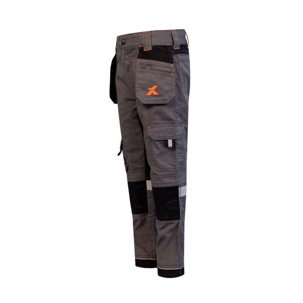 Xpert Grey Pro Junior / Kids Stretch Work Trouser