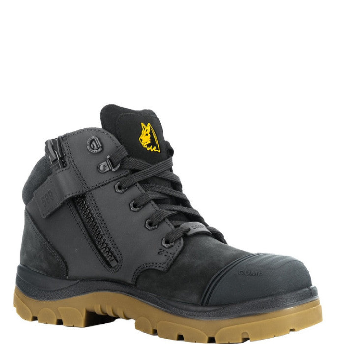 Steel Blue Parkes Zip Composite Scuff S3  Black Amber  -  398599