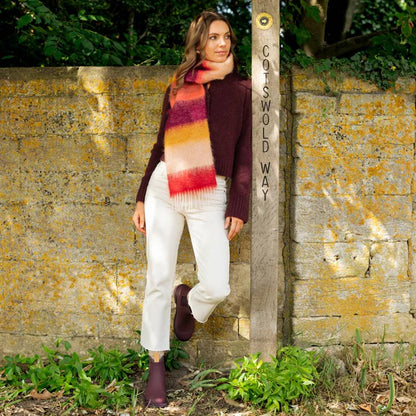 Merry People Bobbi Dark Cherry Ankle Wellington Boot