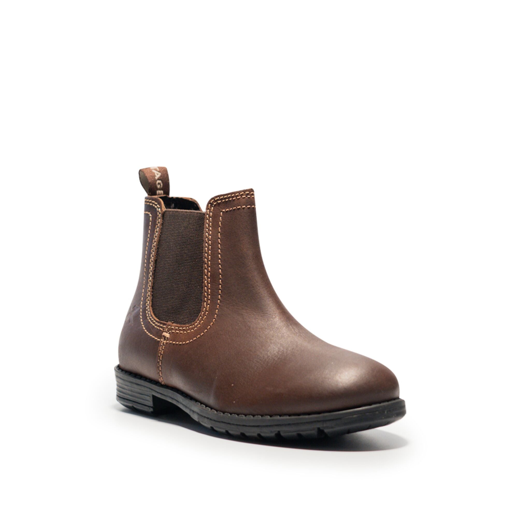 Xpert Herritage Farrier Junior Chelsea Boot in Rustic Brown