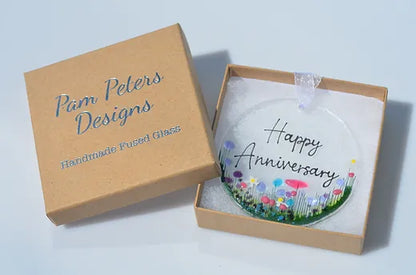 Wildflower Hanging Decoration - Happy Anniversary
