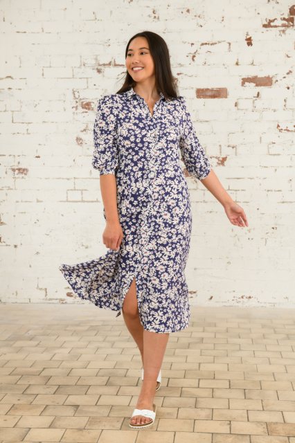 Lighthouse Aoife Dress Indigo Daisy