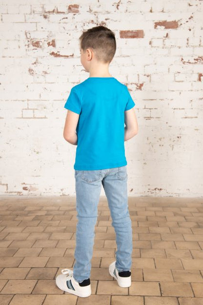 Lighthouse Boys Oliver T-Shirt - Blue Construction