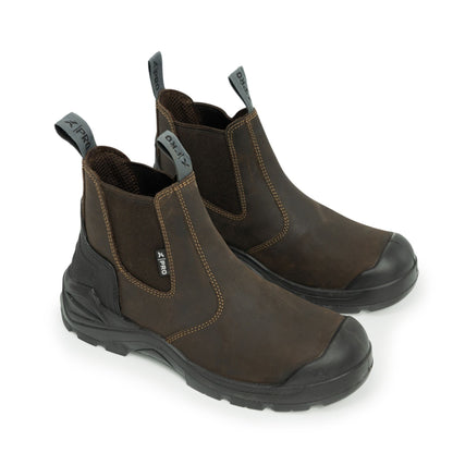 Xpert Pro Hutton S3L Safety Dealer Boot In Brown