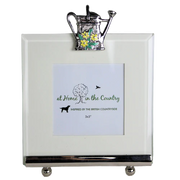 Enamel Watering Can  - Square Frame - 3"x 3" Picture Size