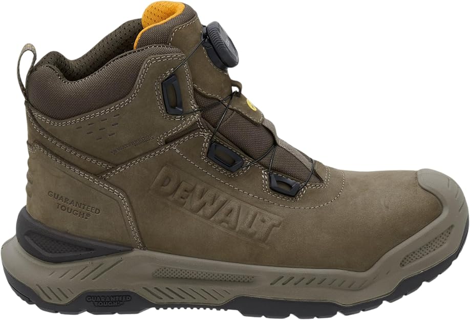 DeWalt Gridx Waterproof BOA Fit System Safety Boots in GunSmoke