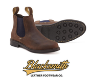 Children`s Blacksmith ME-C007 Waxed Brown Chelsea Dealer Boots