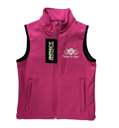 Kids Impact Pink Softshell Bodywarmer – Lorry V8