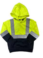 Kids Hi-Viz Hoodie in Yellow