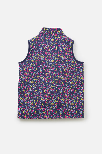 Lighthouse Girls Alex Gilet - Navy Floral