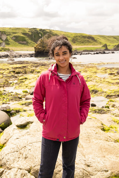 Lighthouse Eva Coat in Claret
