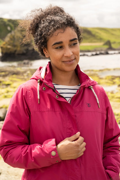 Lighthouse Eva Coat in Claret