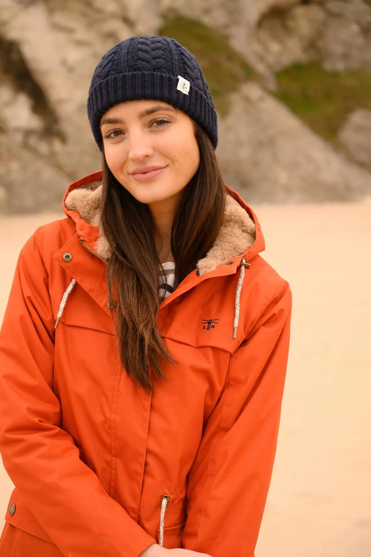 Lighthouse Isobel Coat in Burnt Orange