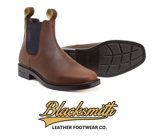Blacksmith Ryder Chisel Toe Waxed Brown Dealer Boot - ME - M013