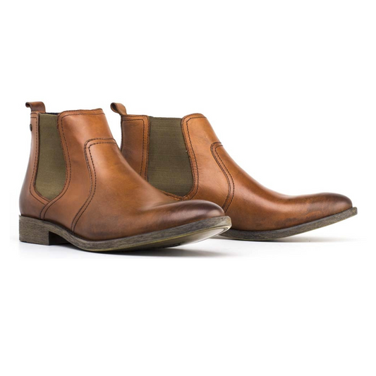 Base London Combust Style Tan Dealer Boot