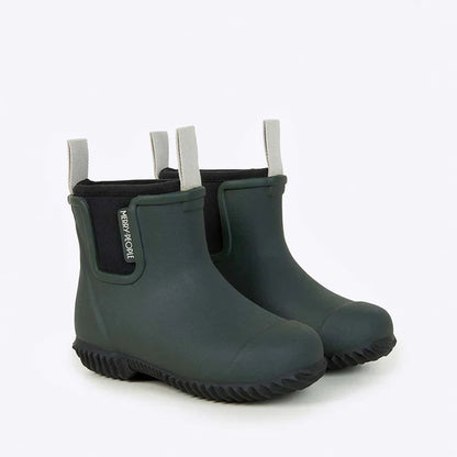 Merry People Bobbi Forest Green Kids Wellington Boot