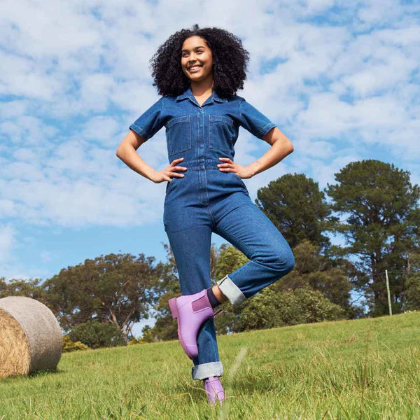 Merry People Bobbi Orchid Ankle Wellington Boot