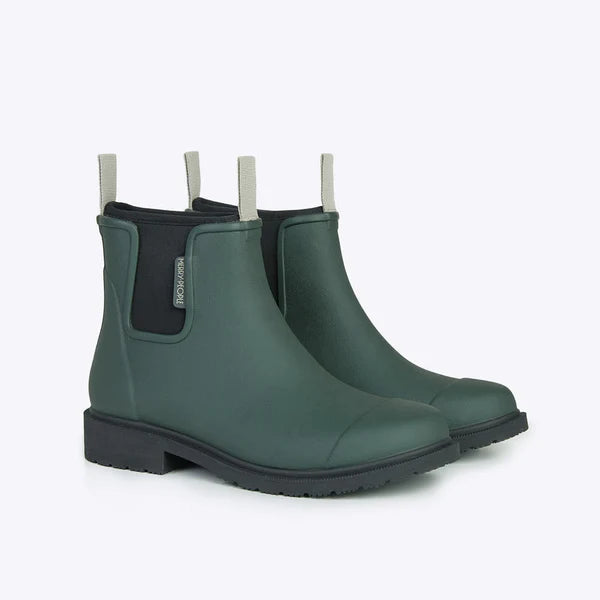 Merry People Bobbi Forest Green Ankle Wellington Boot