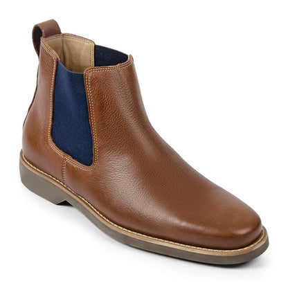 Anatomic & Co Cardoso Oil Cedar / Navy Chelsea Dealer Boot