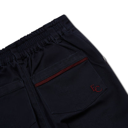 Eleanor Charles - Navy With Burgundy Trim Chino Trousers