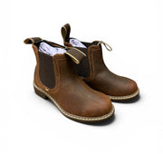 Childrens Blacksmith ME-C004 Waxed Brown Chelsea Dealer Boots