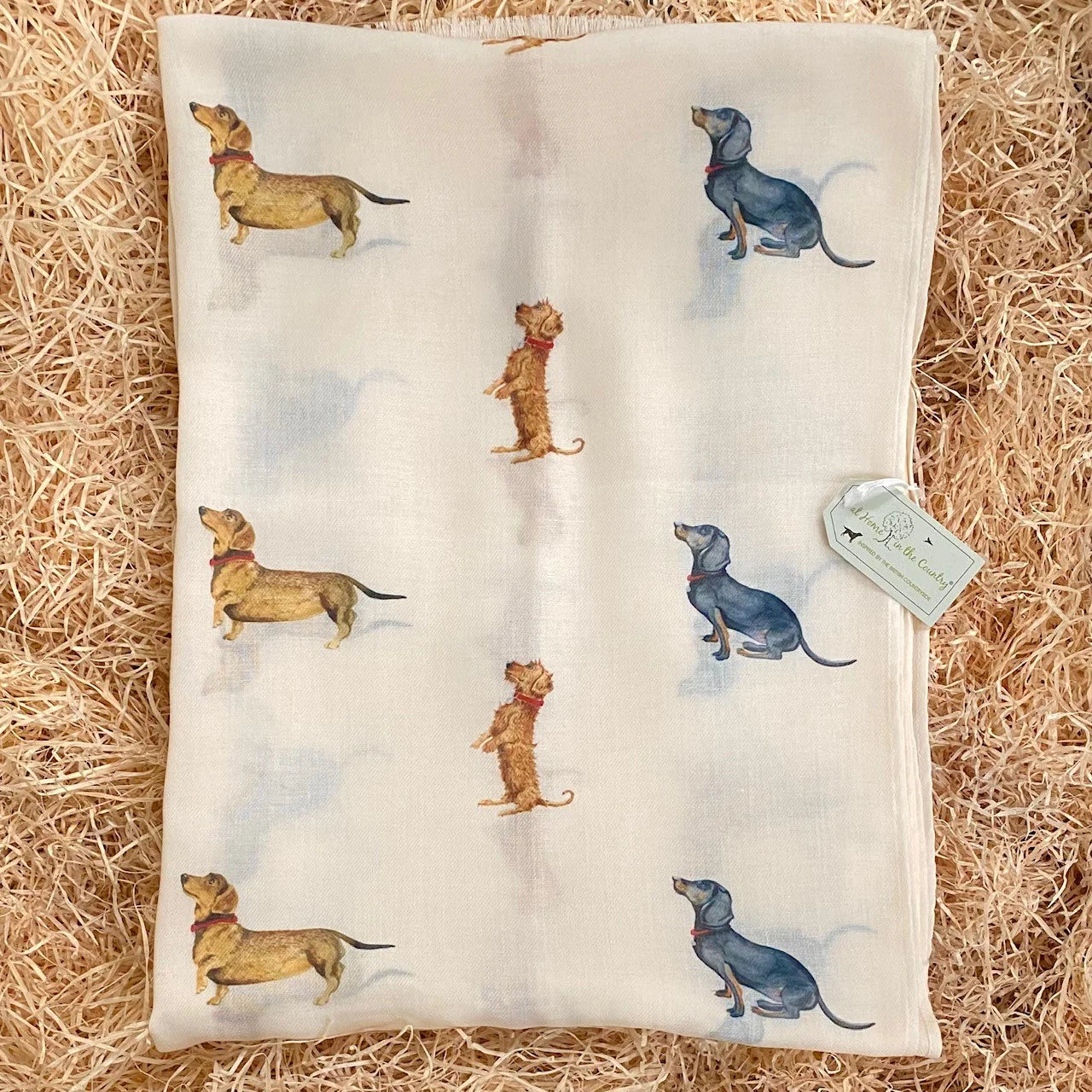 The Dashshunds Scarf - At Home in The Country