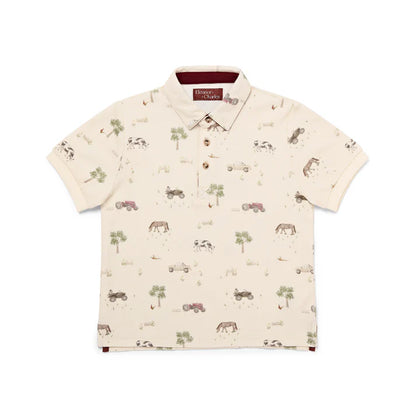 Eleanor Charles - On The Farm Print Polo Shirt