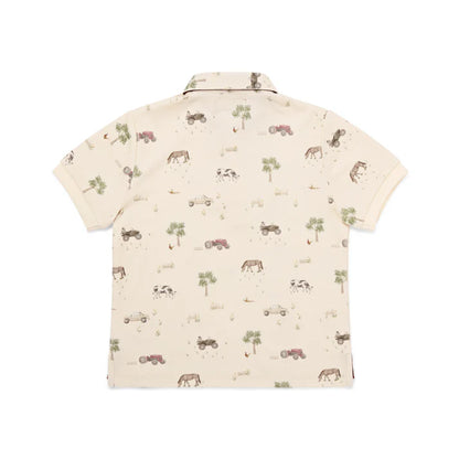 Eleanor Charles - On The Farm Print Polo Shirt