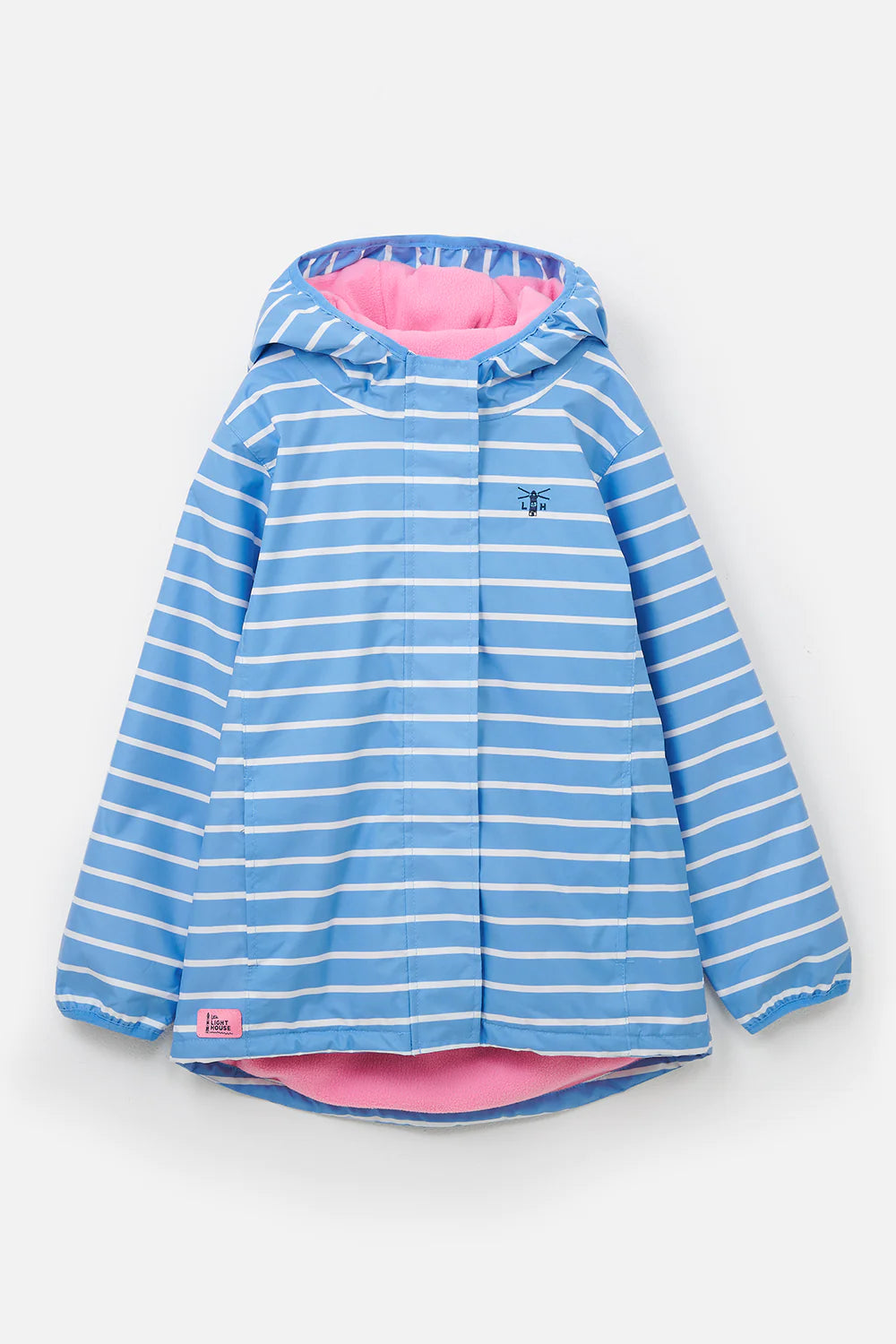 Lighthouse Girls Freya Coat - Denim Stripe