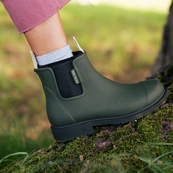 Merry People Bobbi Forest Green Ankle Wellington Boot