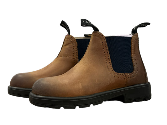 Catesby Childrens Tan Dealer Boots