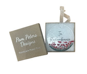 Poppy Hanging Decoration - In Remembrance