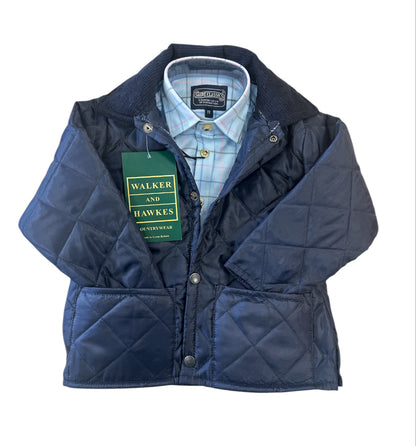 Shire Classics Kids Blue Checked Shirt