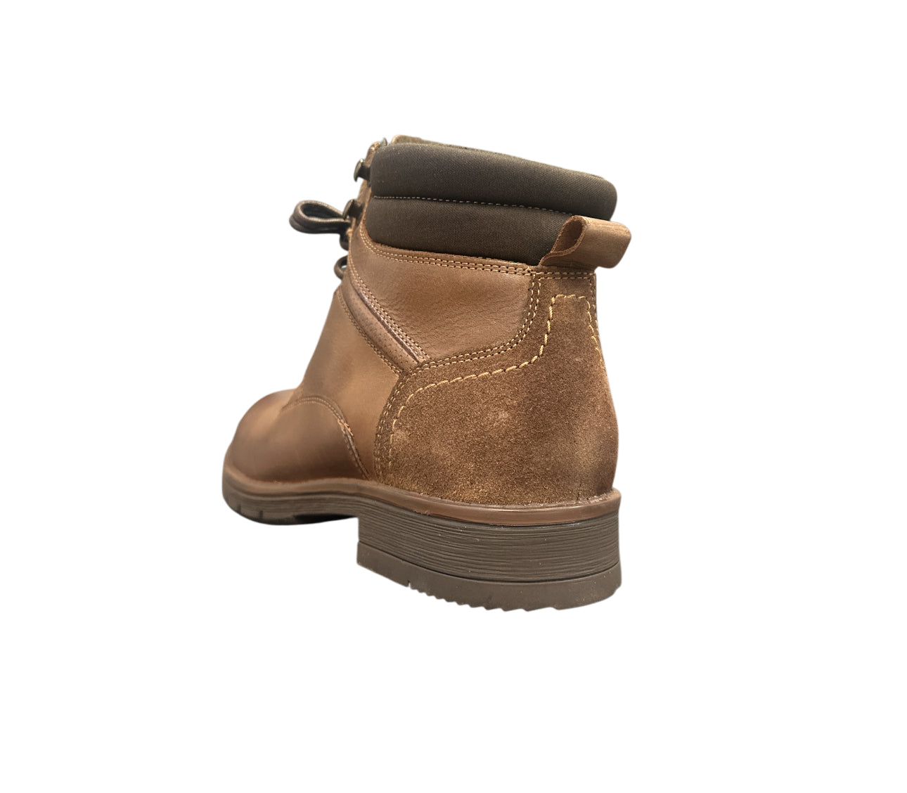 Corrib Jones Cognac Lace/Zip Leather Boots