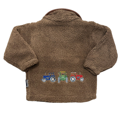 Shire Classic`s Brown Sherpa Fluffy Tractor Fleece