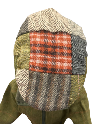 Boys' Tweed Country / Shooting Style Peaked Flat Cap