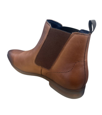 Corrib Mac Cognac Leather Chelsea Boots