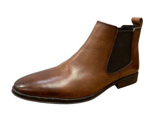 Mens Bruno Chelsea Tan Leather Boots