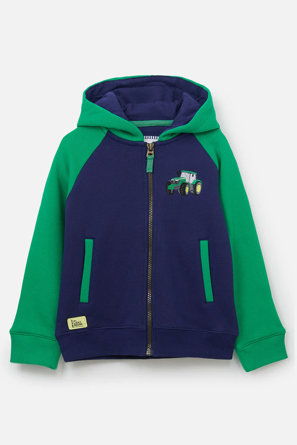 Lighthouse Jackson Full Zip Hoddie - Green Tractor