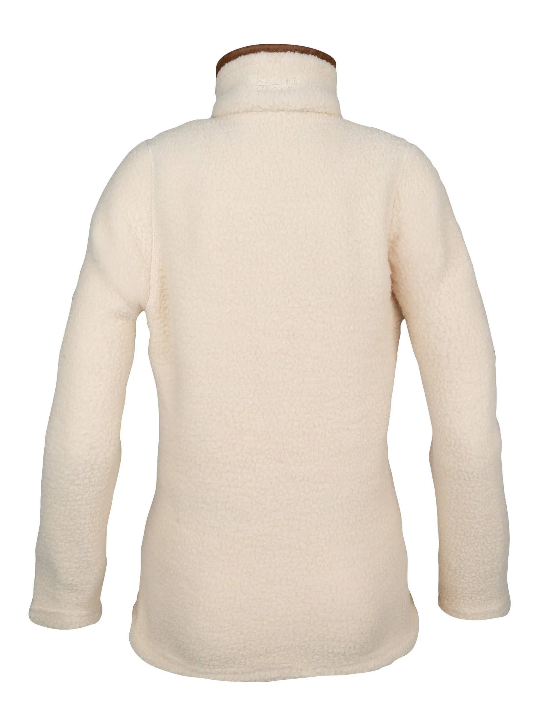 Jack Pyke Ladies Half Zip Sherpa Fleece Pullover in Sail