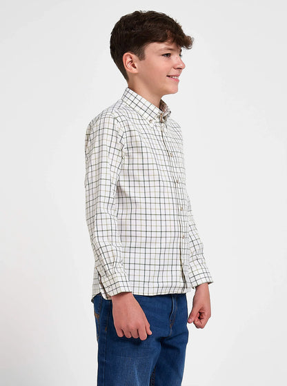 Jack Pyke Kids Countryman Long Sleeve Shirt in Green