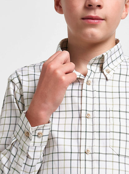 Jack Pyke Kids Countryman Long Sleeve Shirt in Green