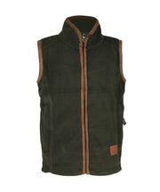 Oxford Blue Kids Khaki Fleece Gilet