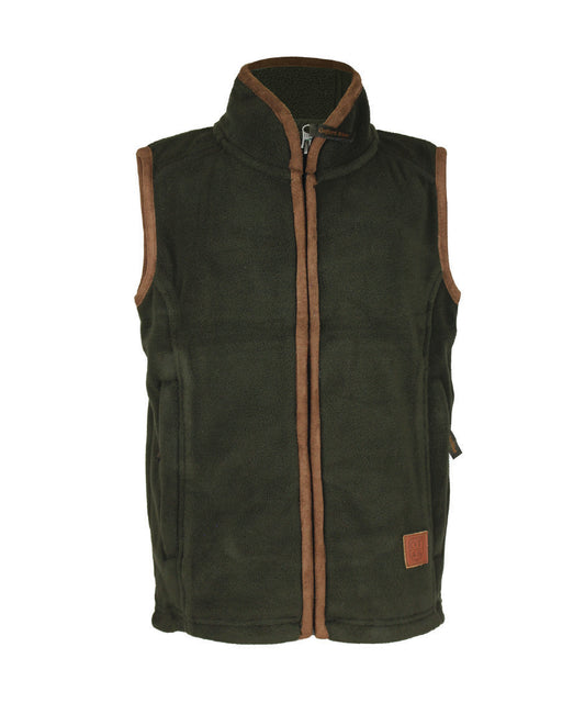 Oxford Blue Kids Khaki Fleece Gilet