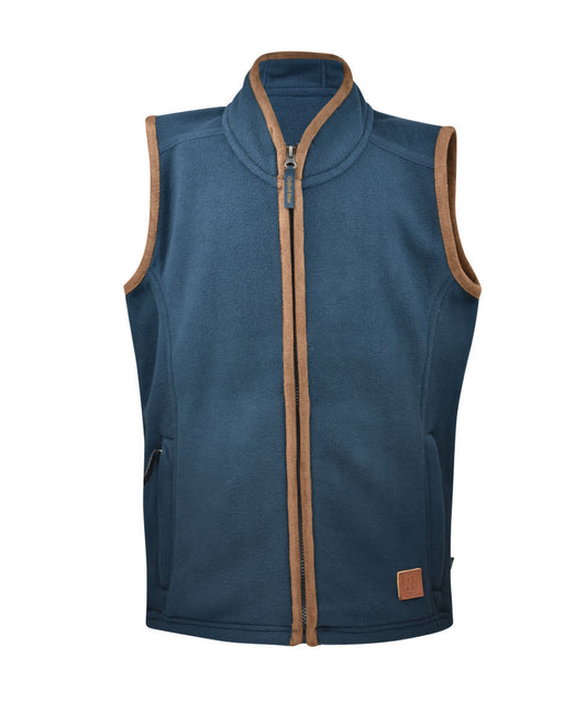 Oxford Blue Kids Navy Fleece Gilet