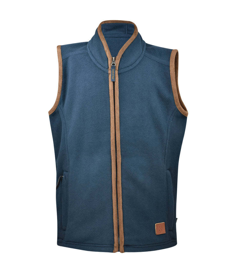 Oxford Blue Kids Navy Fleece Gilet