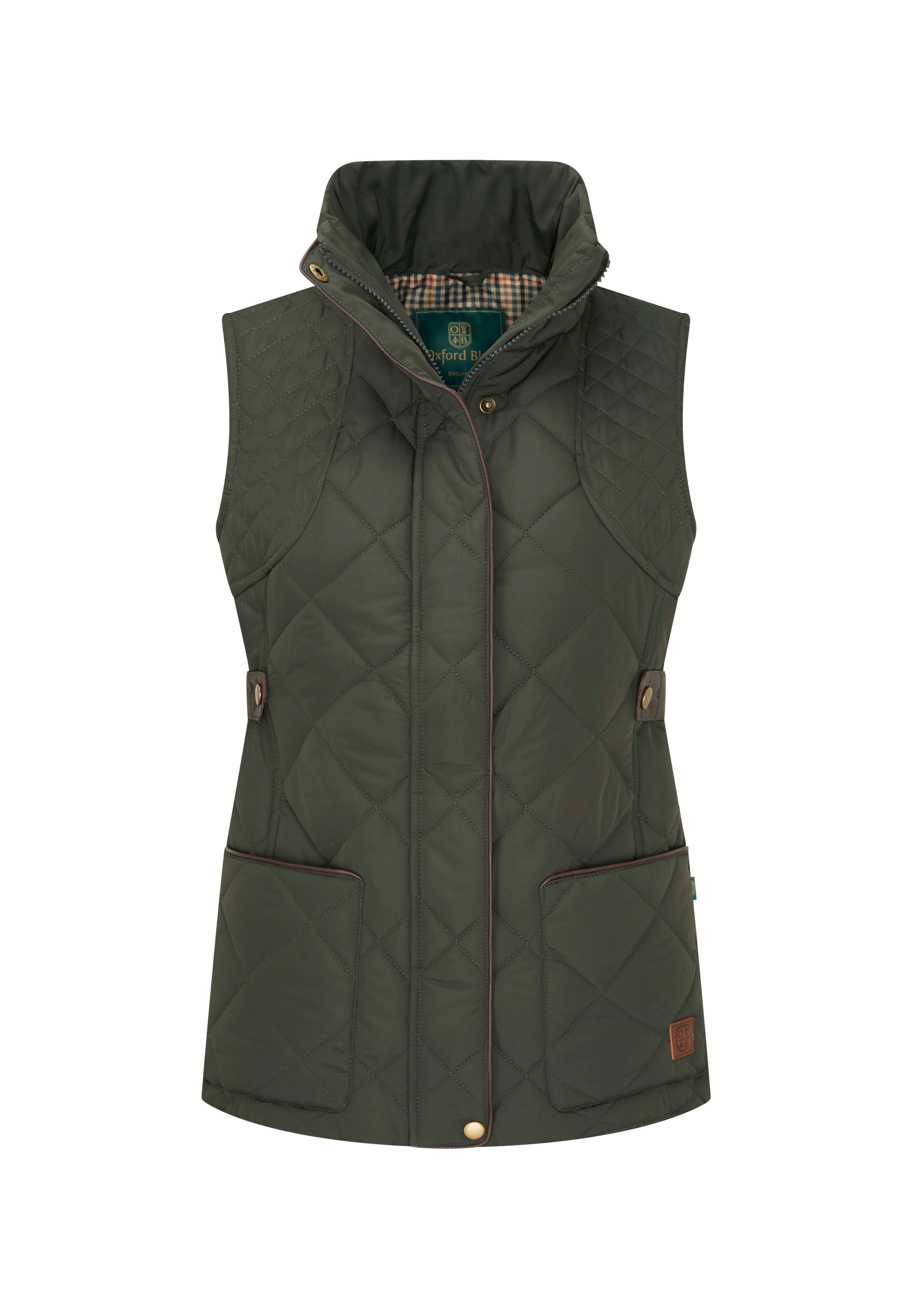 Oxford Blue Ladies Clare Gilet in Green